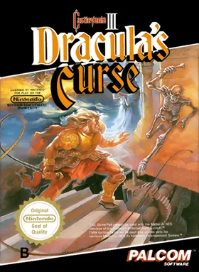 Castlevania III - Dracula's Curse (Europe) box cover front